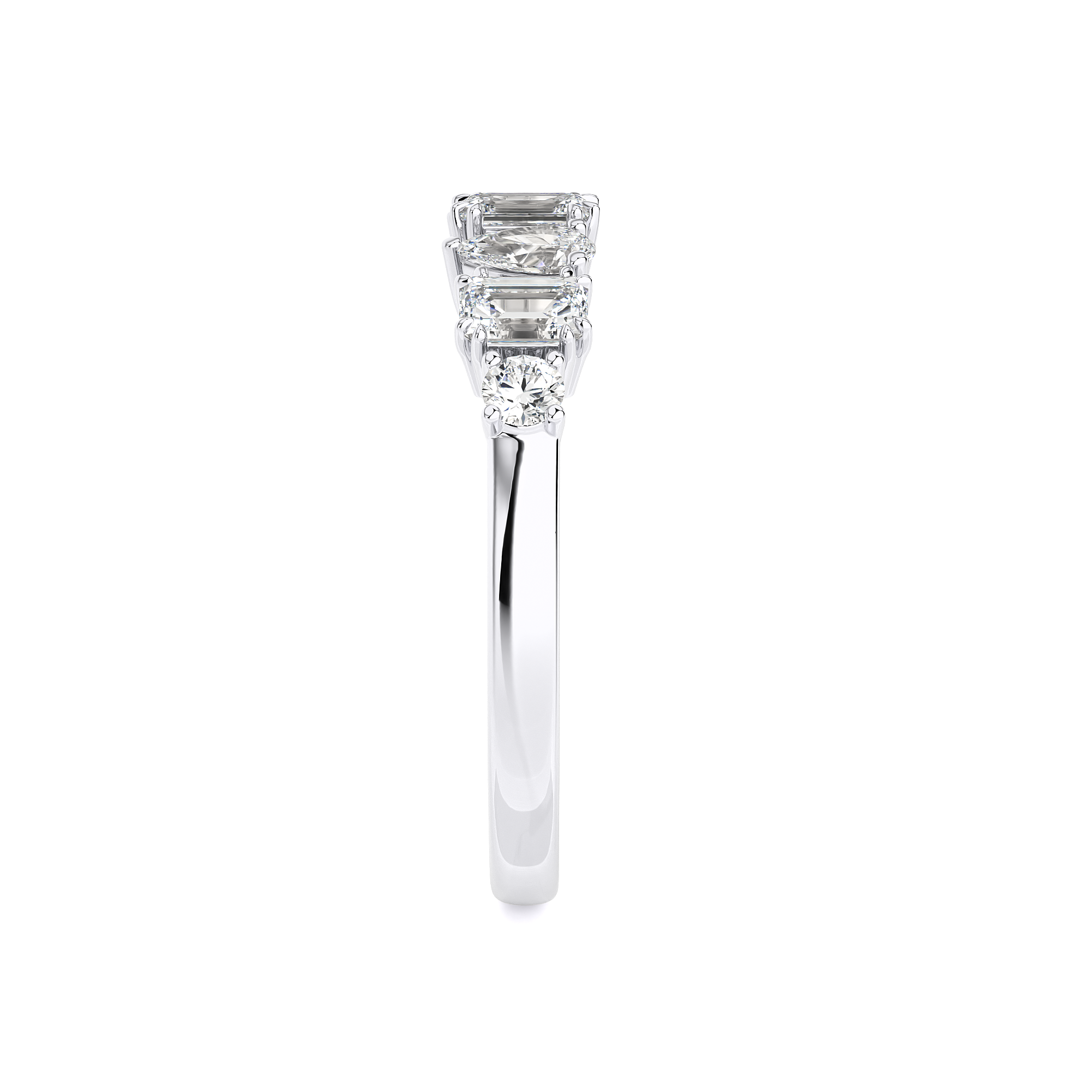 3/4 CTW Multi-Shape Diamonds Wedding Band