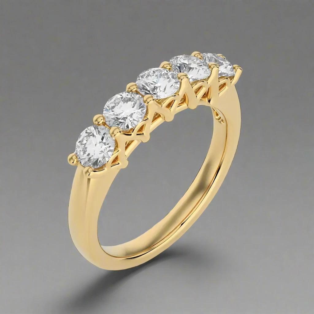 1 CTW Classic 7-Stone Diamond Ring