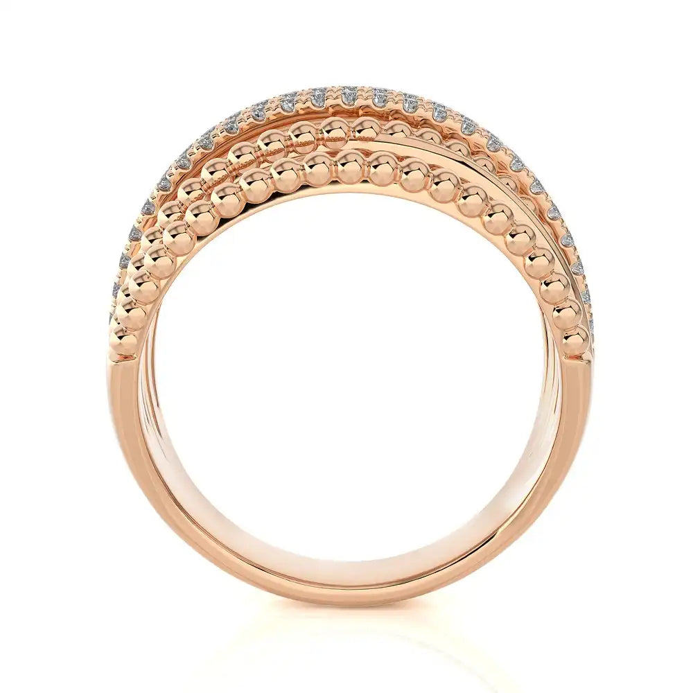 3/8 CTW Diamond Multi-Band Fashion Ring