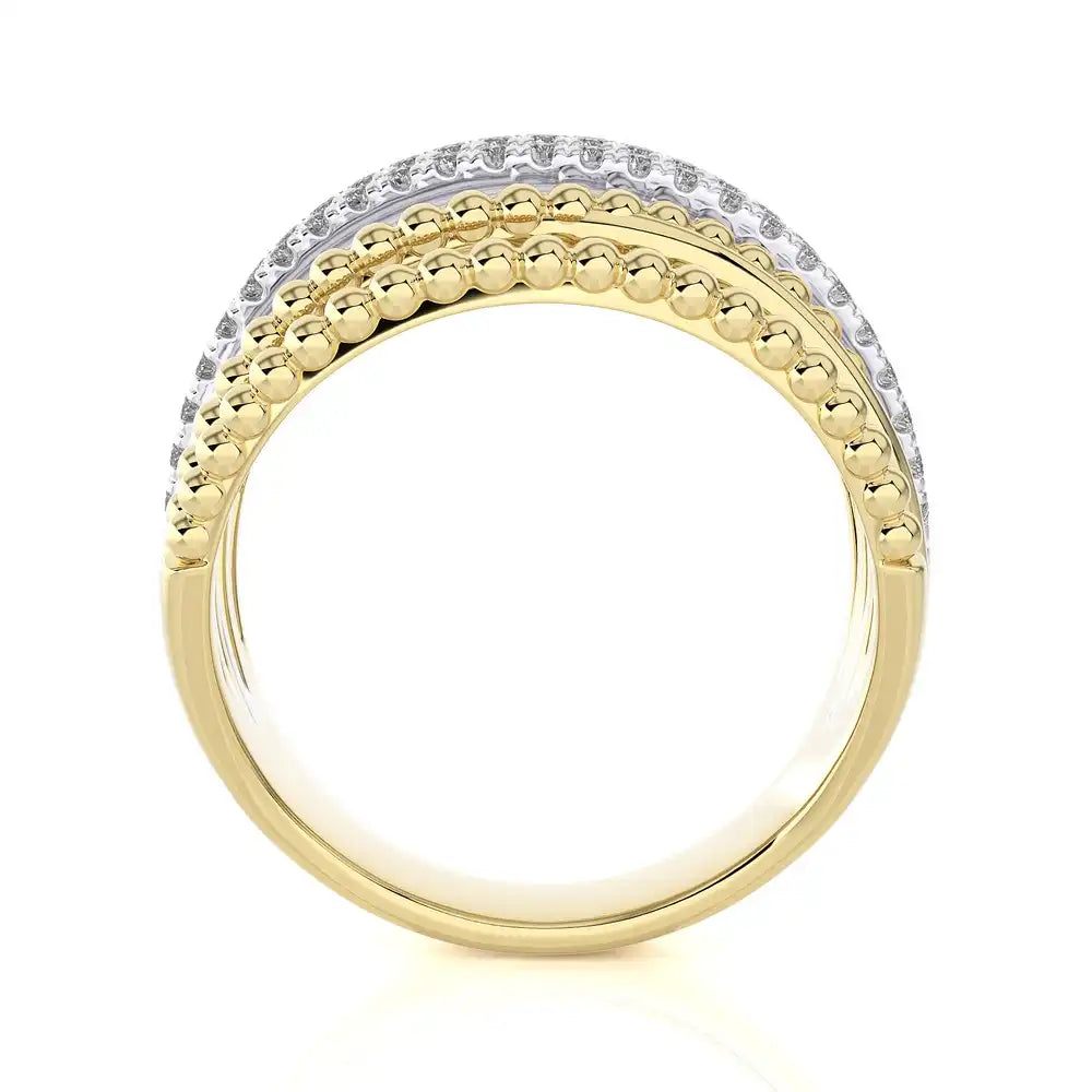 3/8 CTW Diamond Multi-Band Fashion Ring