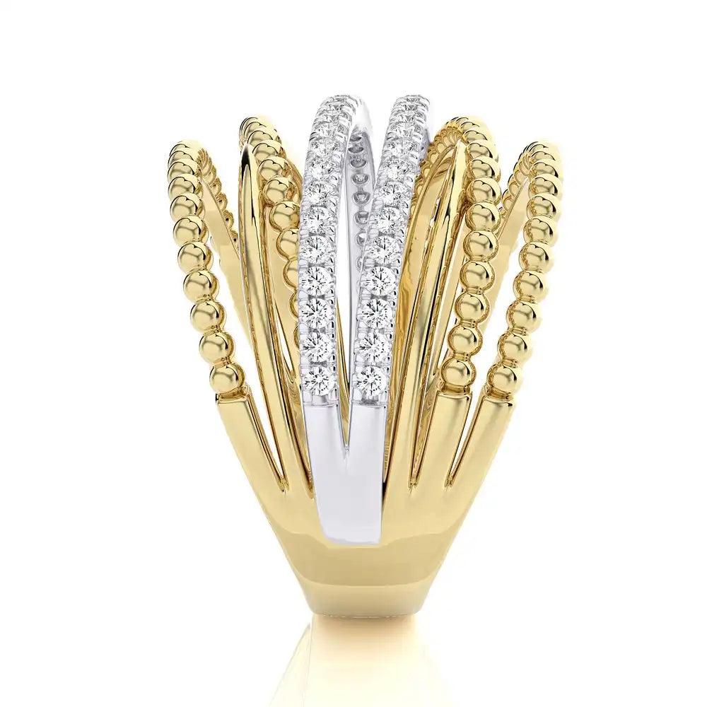 3/8 CTW Diamond Multi-Band Fashion Ring