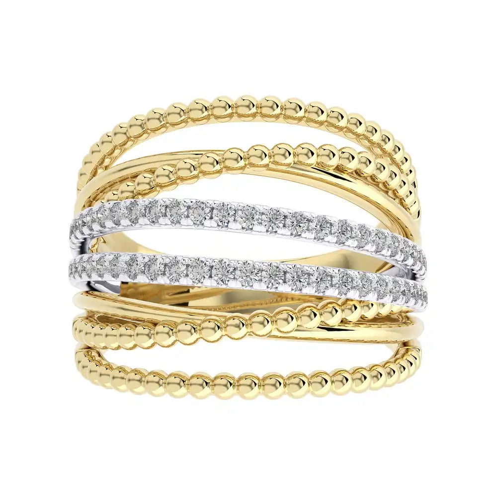 3/8 CTW Diamond Multi-Band Fashion Ring