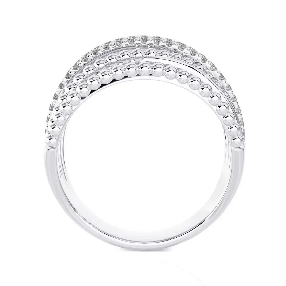 3/8 CTW Diamond Multi-Band Fashion Ring