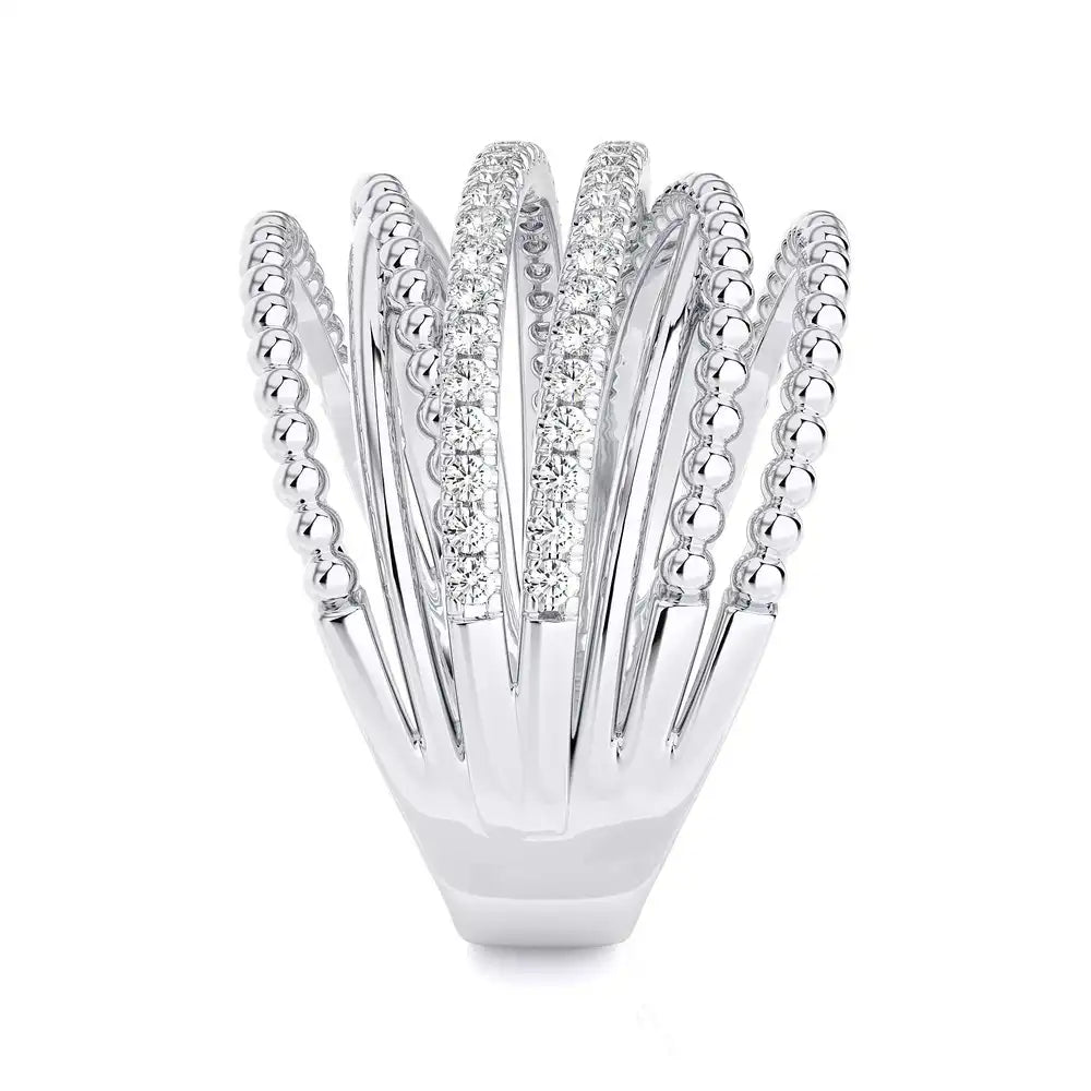 3/8 CTW Diamond Multi-Band Fashion Ring