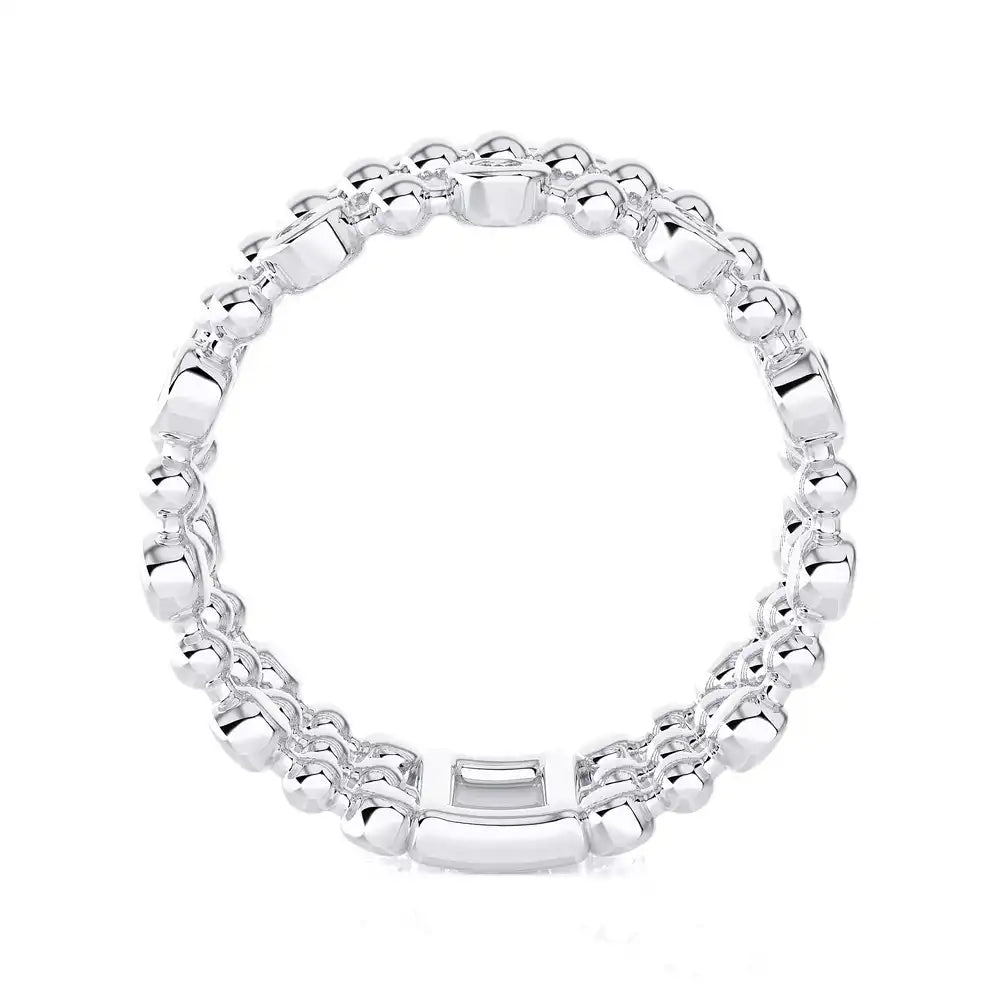 1/3 CTW Diamonds in Gold: - Triple Band Ring