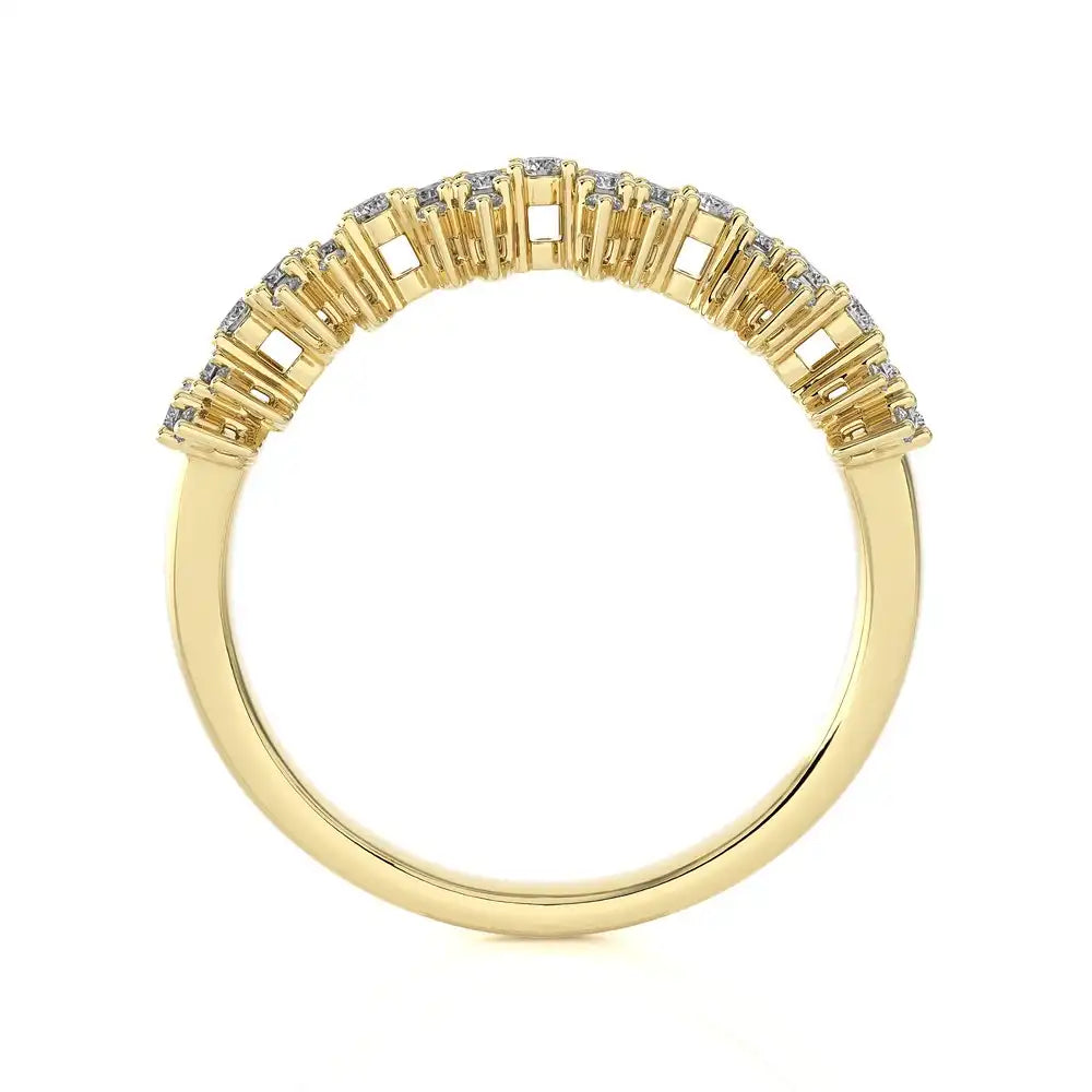 1/2 CTW Baguette Diamonds set in Delicate Band
