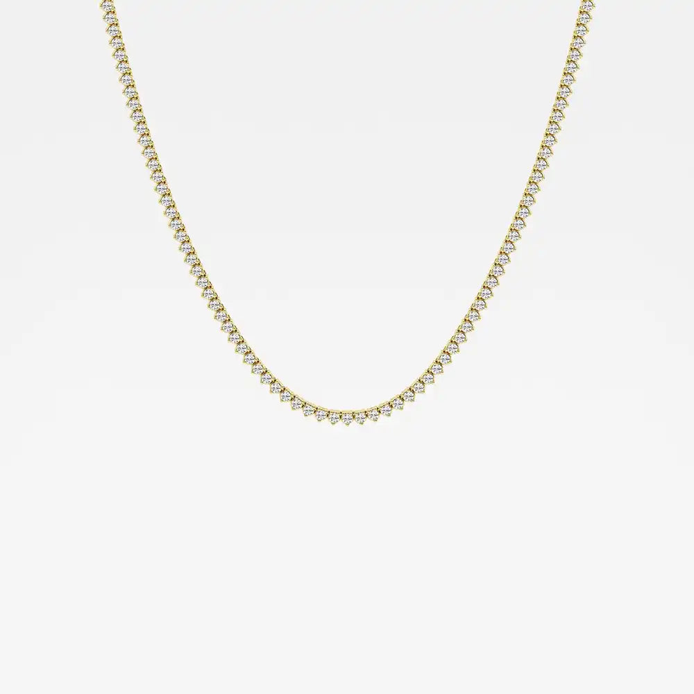 5 CTW Lab Grown Diamond Classic Tennis Necklace