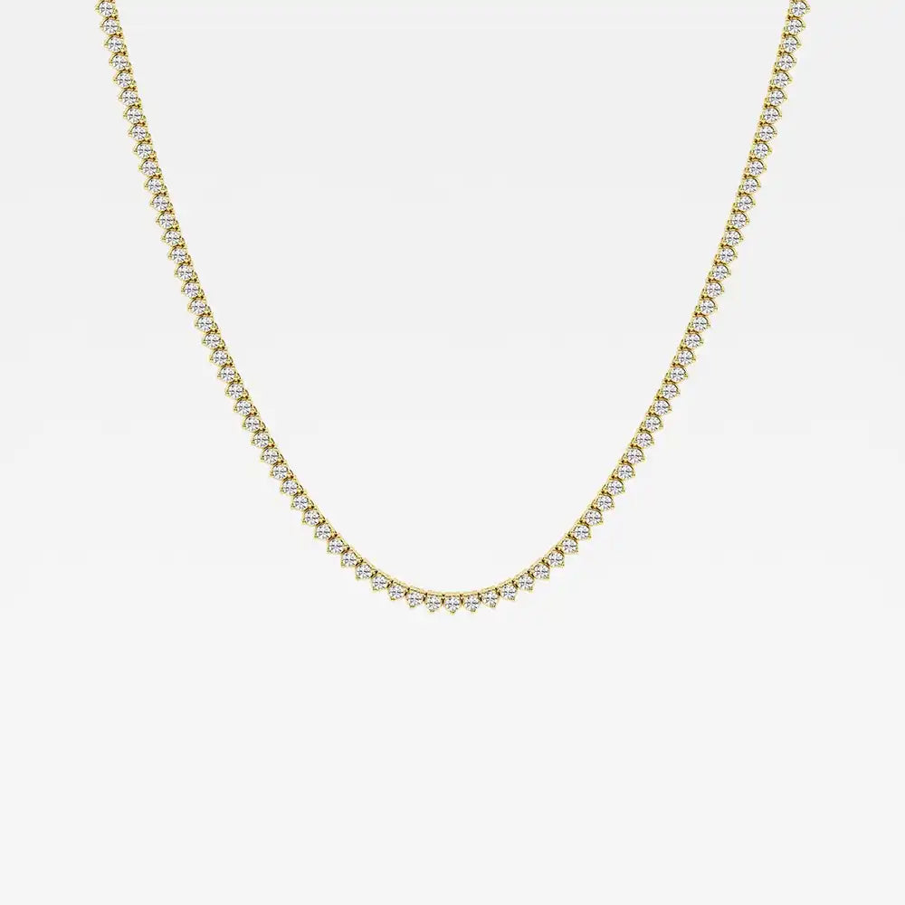 6 CTW Lab Grown Diamond Classic Tennis Necklace