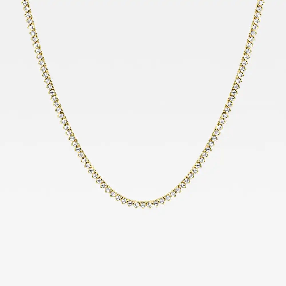 7 CTW Lab Grown Diamond Classic Tennis Necklace