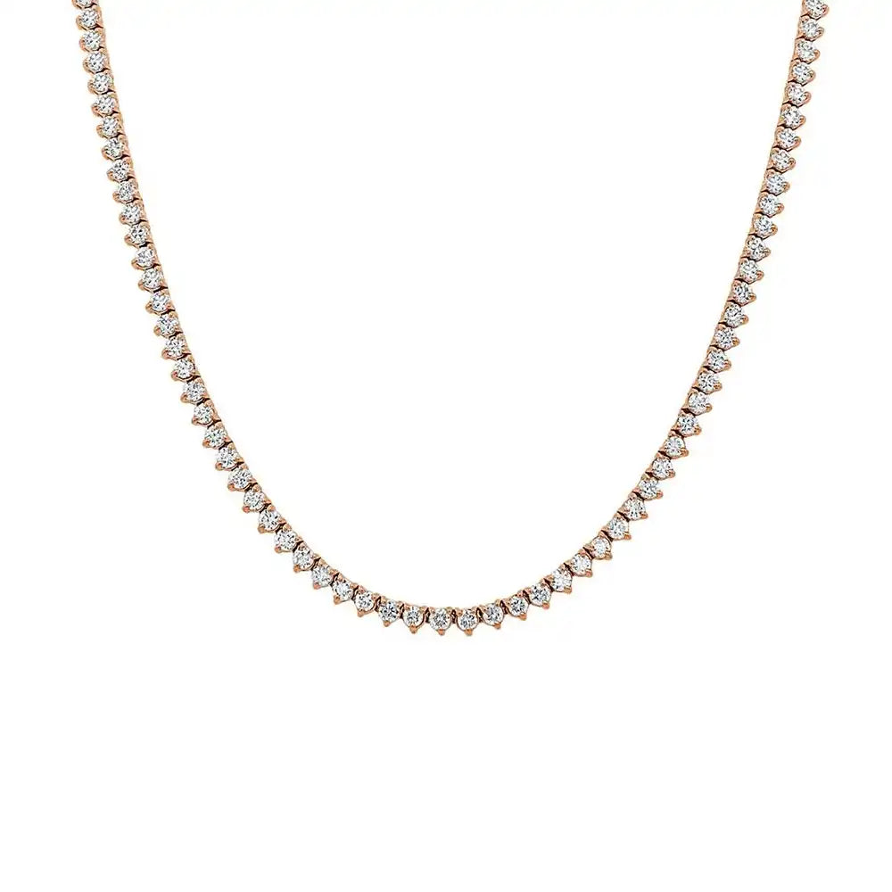 13 CTW Lab Grown Diamond Classic Tennis Necklace