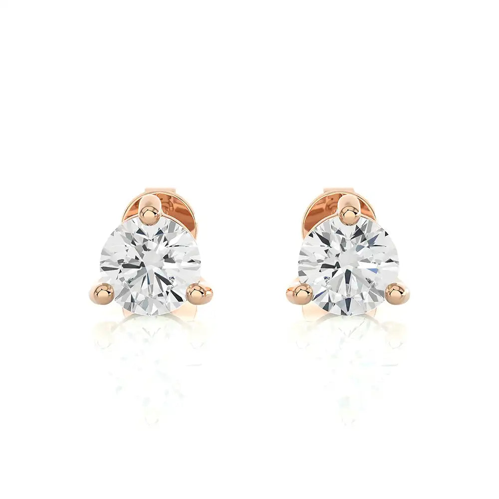 5 CTW Brilliant Lab Grown Classic Studs Earrings