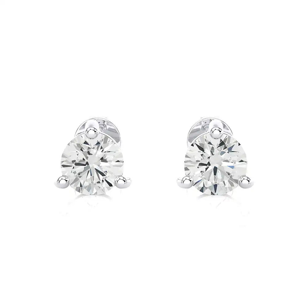 6 CTW Brilliant Lab Grown Diamond Classic Studs Earrings