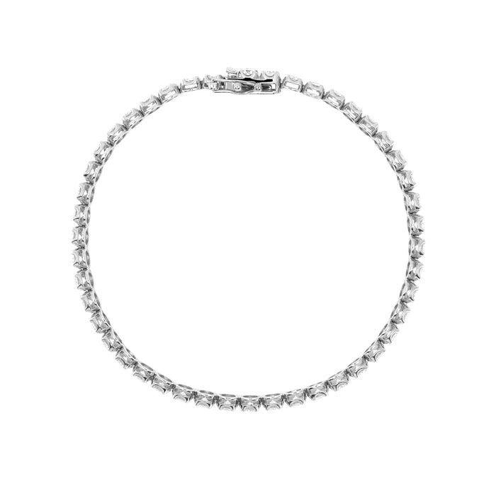 7/8 CTW Diamond Crown Set Tennis Bracelet