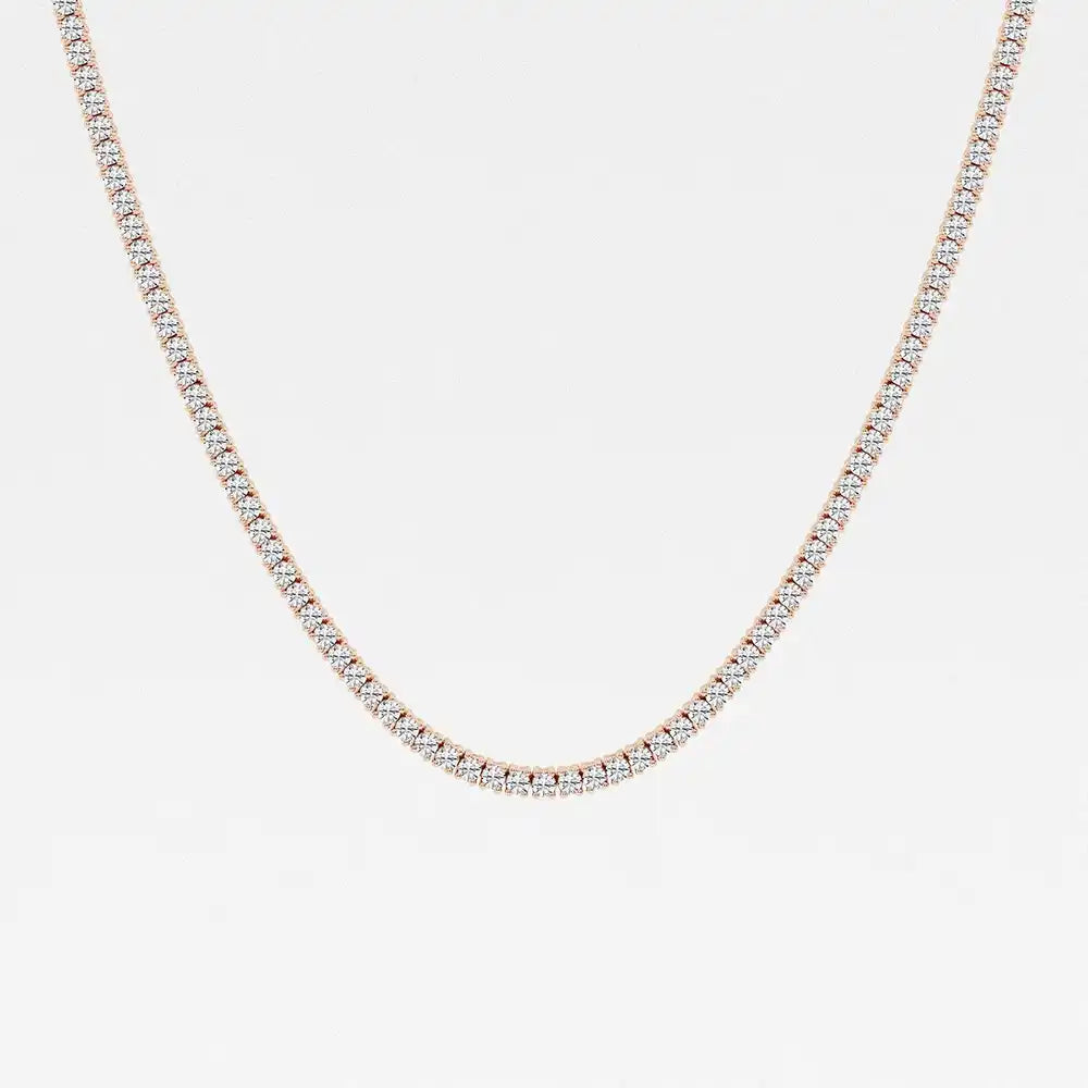 8 CTW Lab Grown Diamond Classic Tennis Necklace