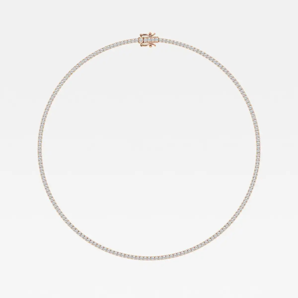 8 CTW Lab Grown Diamond Classic Tennis Necklace