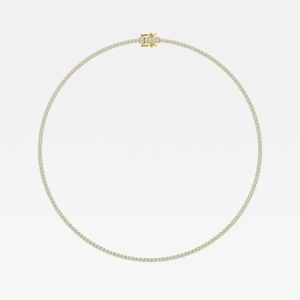8 CTW Lab Grown Diamond Classic Tennis Necklace