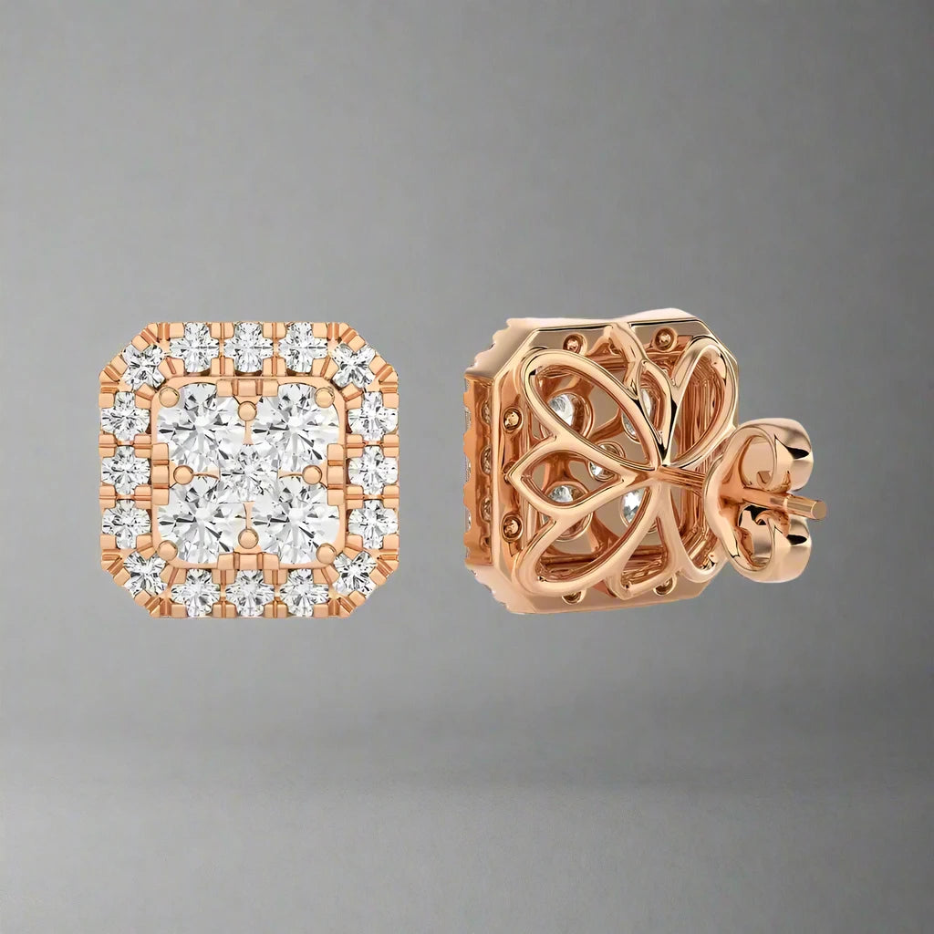 1/3 CTW Cushion Shaped Luxurious Diamond Studs