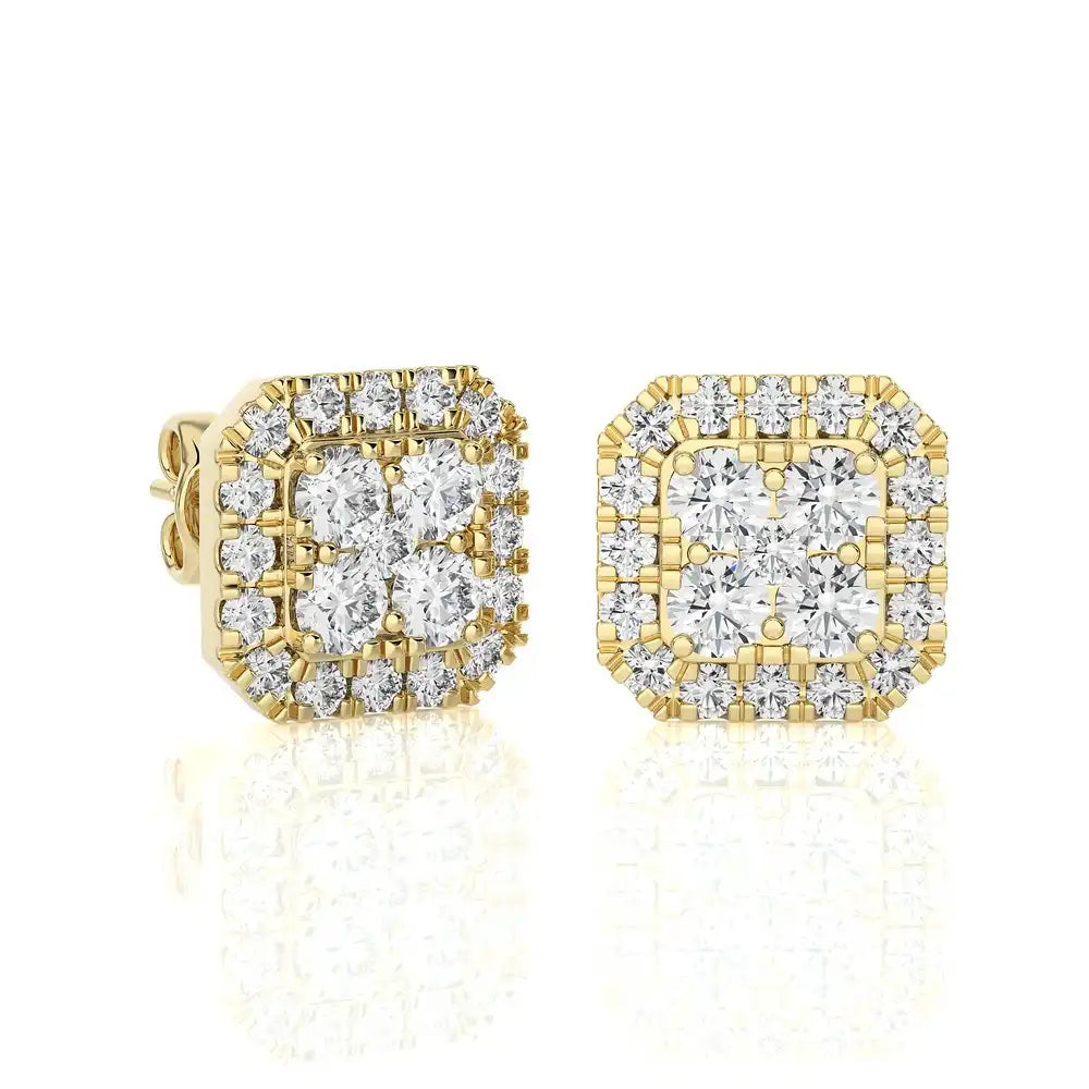 1/3 CTW Cushion Shaped Luxurious Diamond Studs