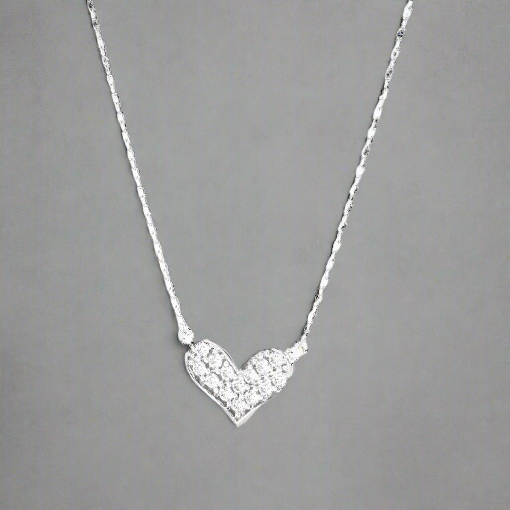 1/15 CTW Vintage Round Heart Shape Pendant