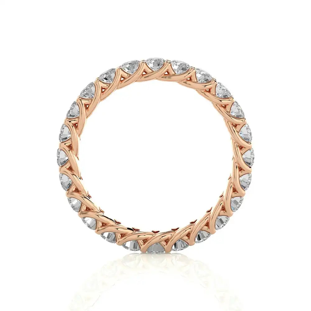 1-1/2 CTW Diamond Prong Set Eternity Ring