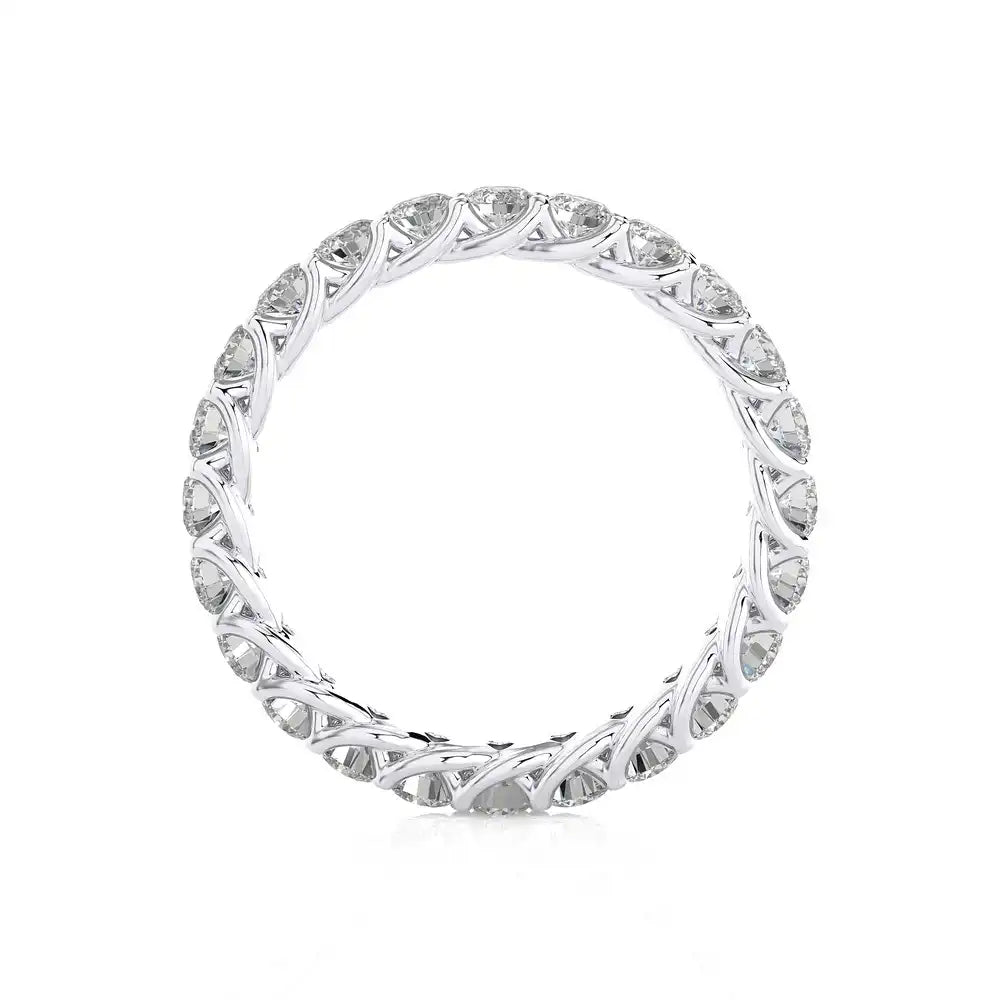 1-1/2 CTW Diamond Prong Set Eternity Ring