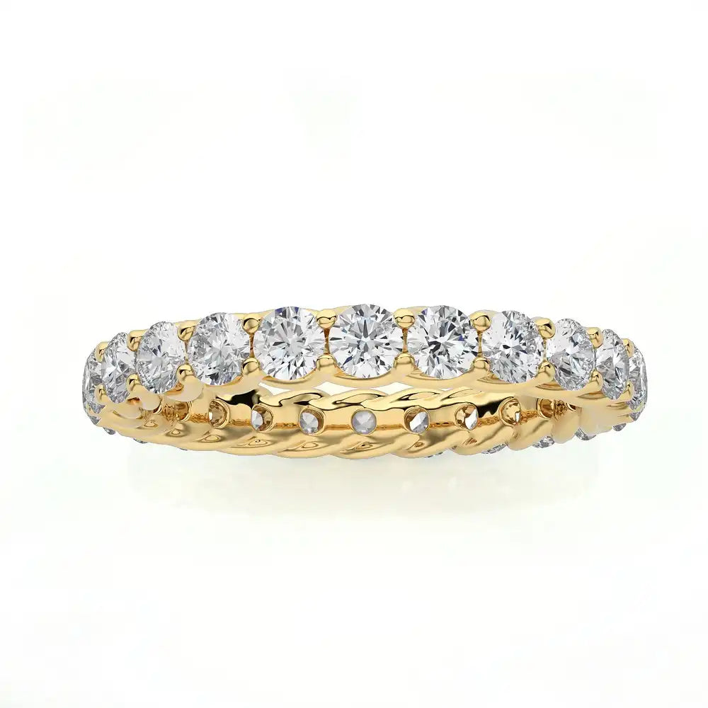 1-1/2 CTW Diamond Prong Set Eternity Ring