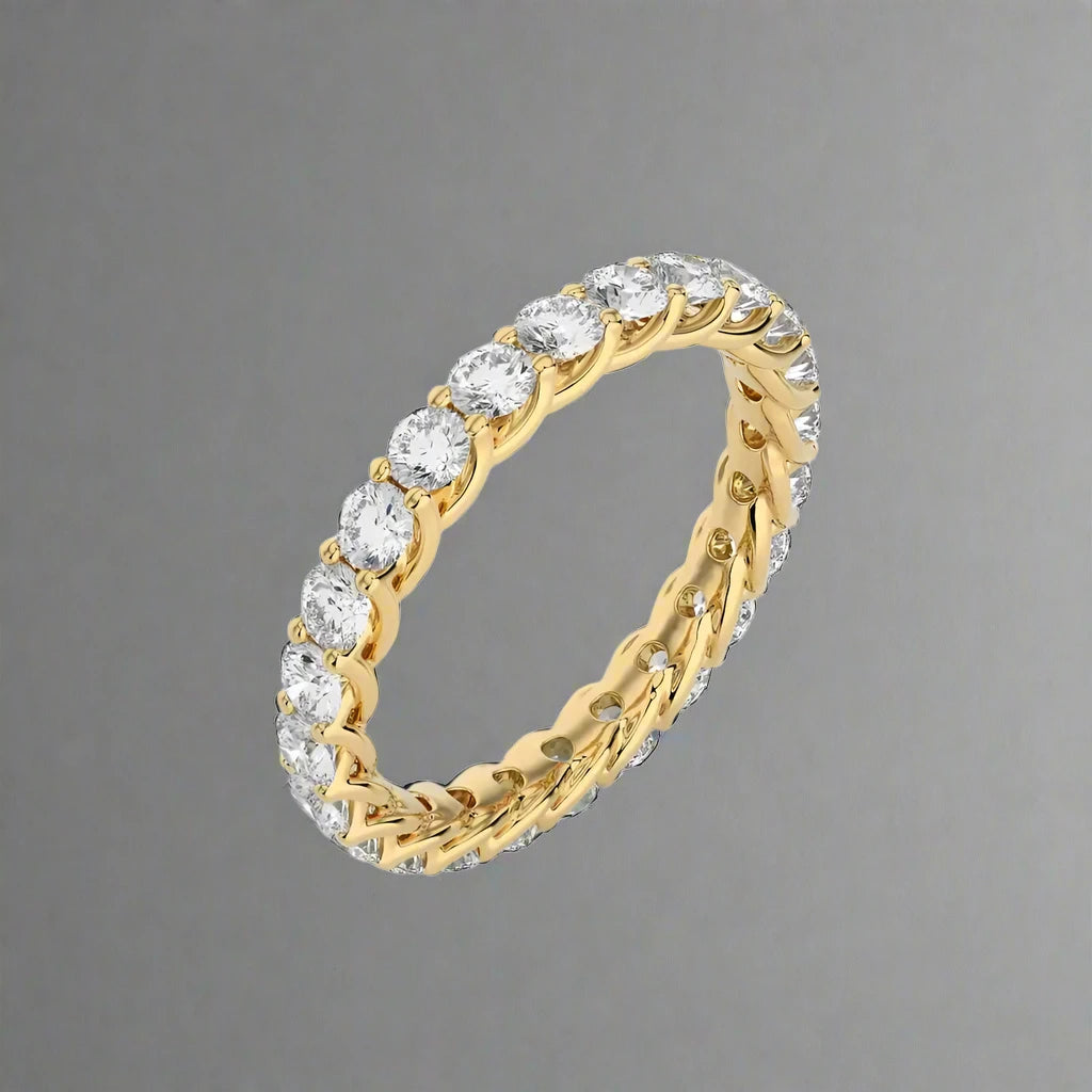 1-1/2 CTW Diamond Prong Set Eternity Ring