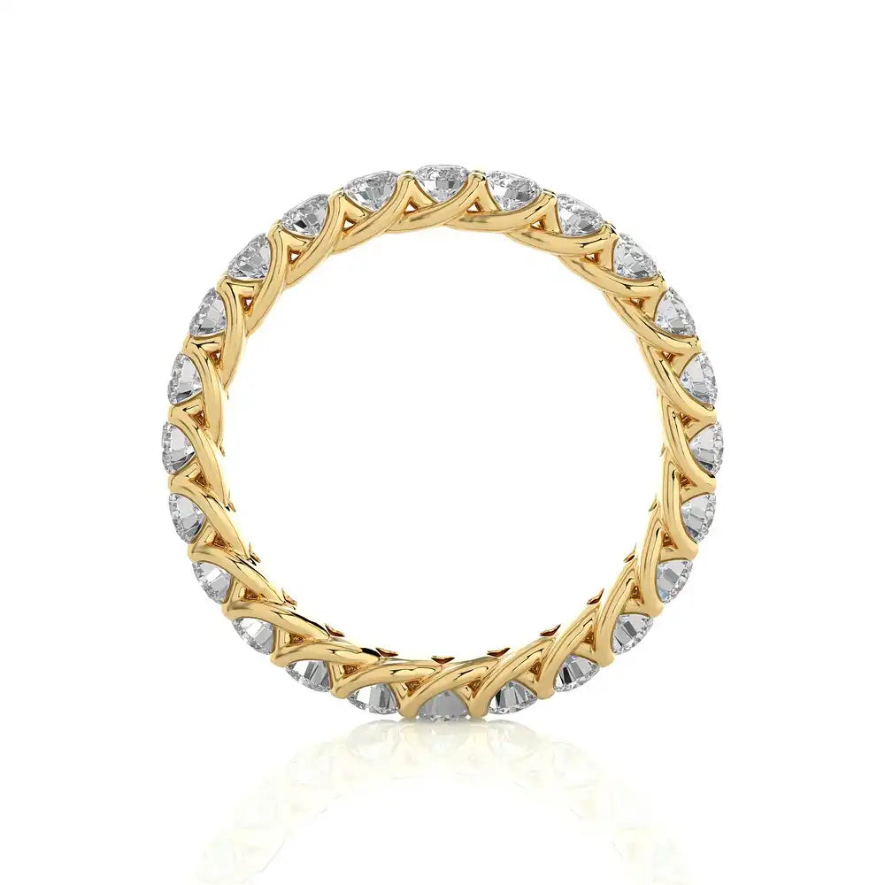 1-1/2 CTW Diamond Prong Set Eternity Ring