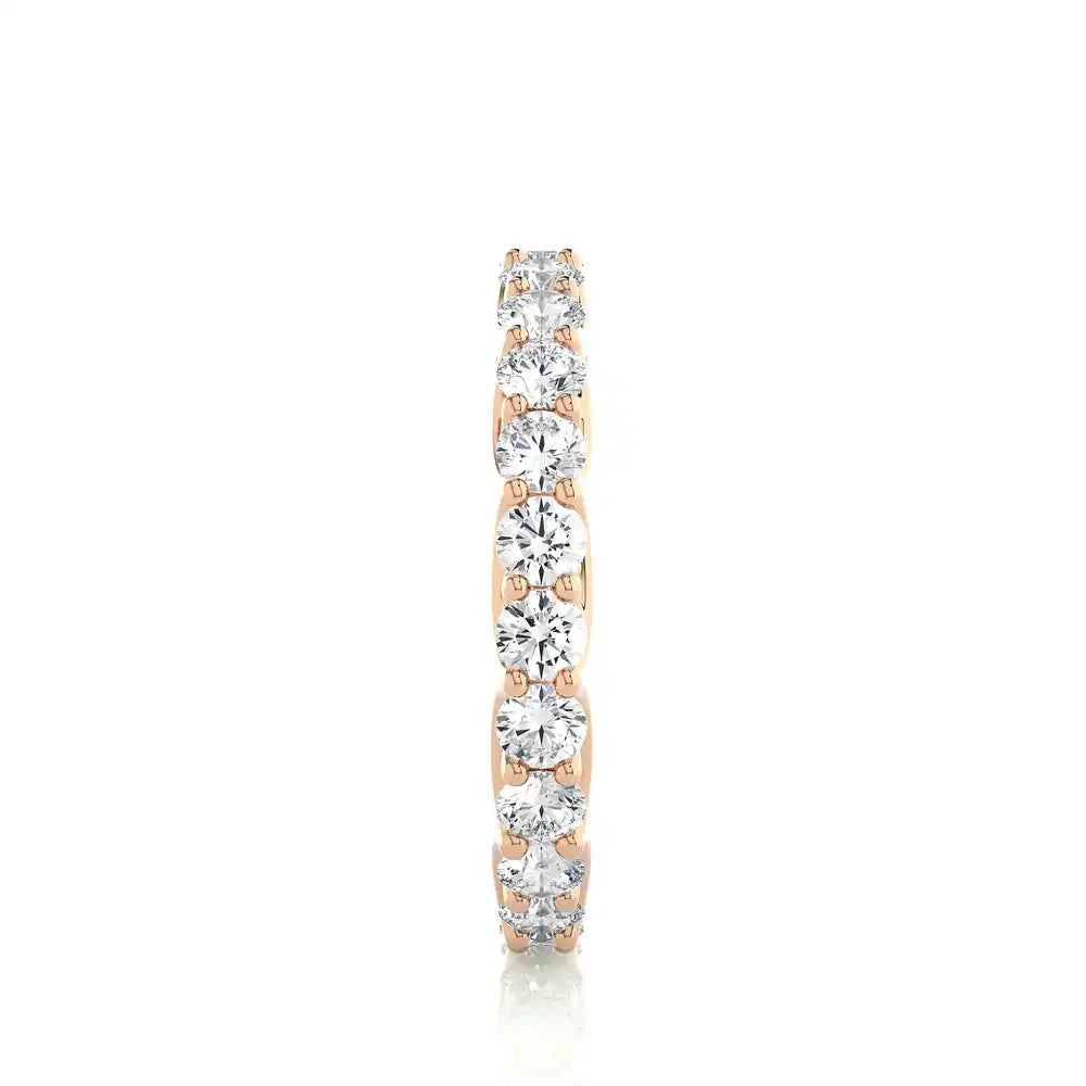 1-1/2 CTW Diamond Prong-Set Full Eternity Band