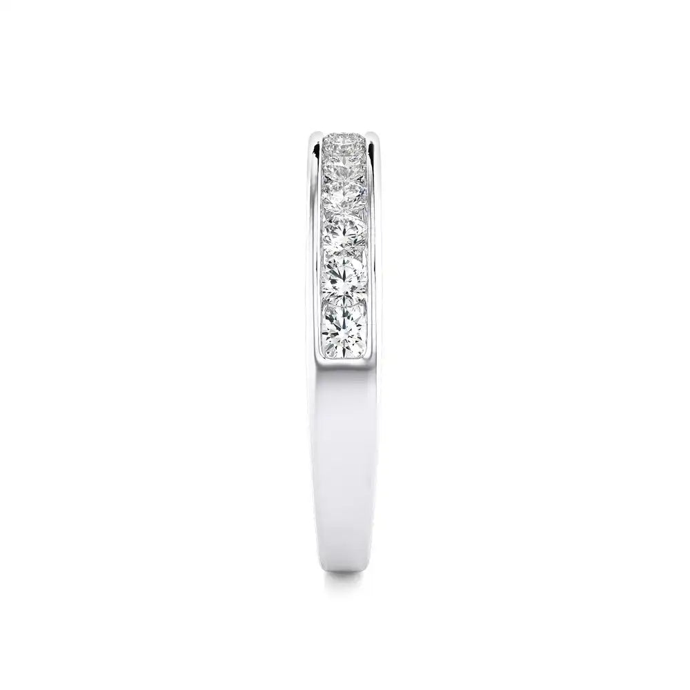 1/2 CTW Classic Chanel Set Half Eternity Wedding Ring