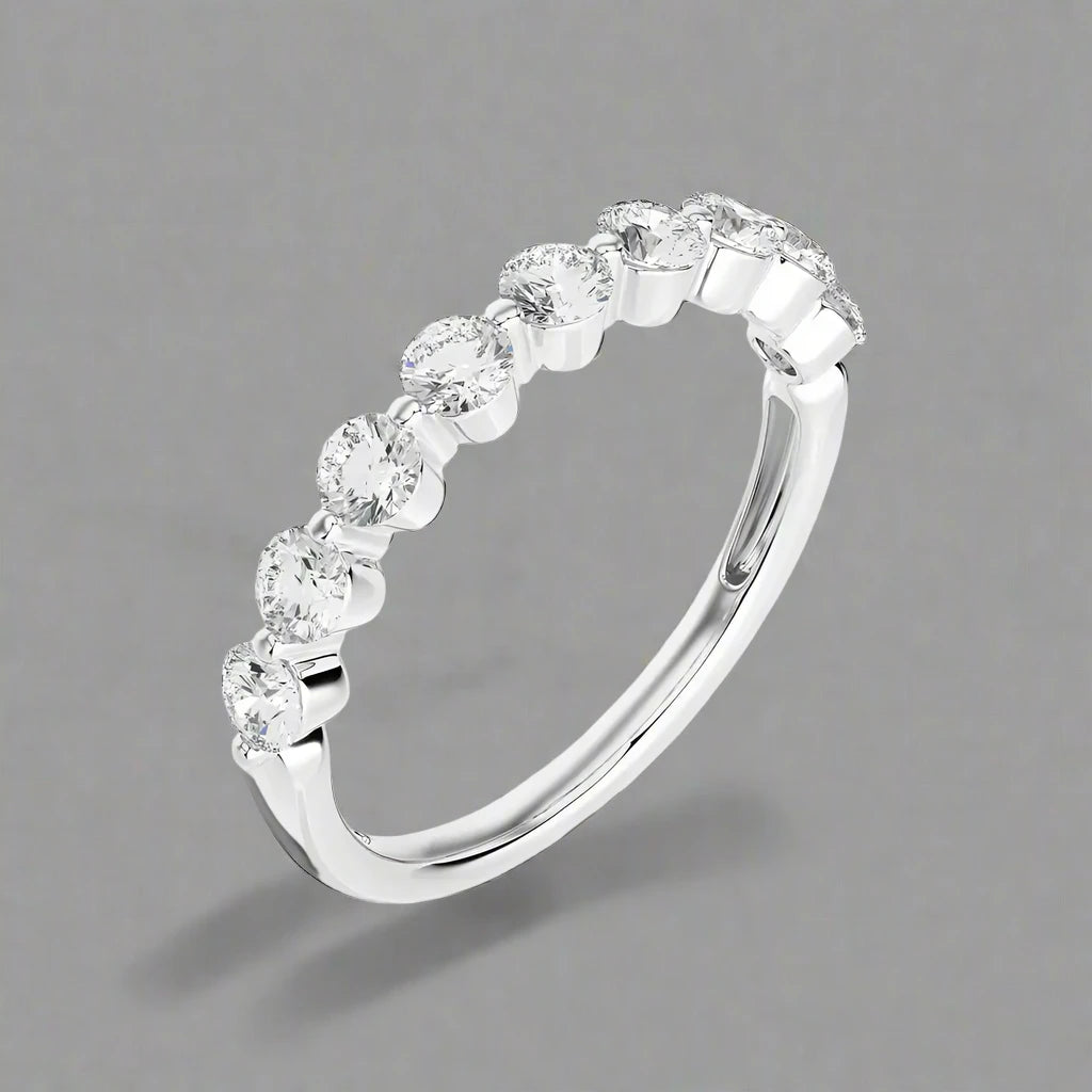 5/8 CTW Prong-set Diamond Wedding Band