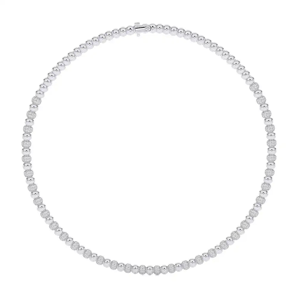 2-3/8 CTW Encanto Shimmering Shiny Diamond Necklace to make Fashion Statement