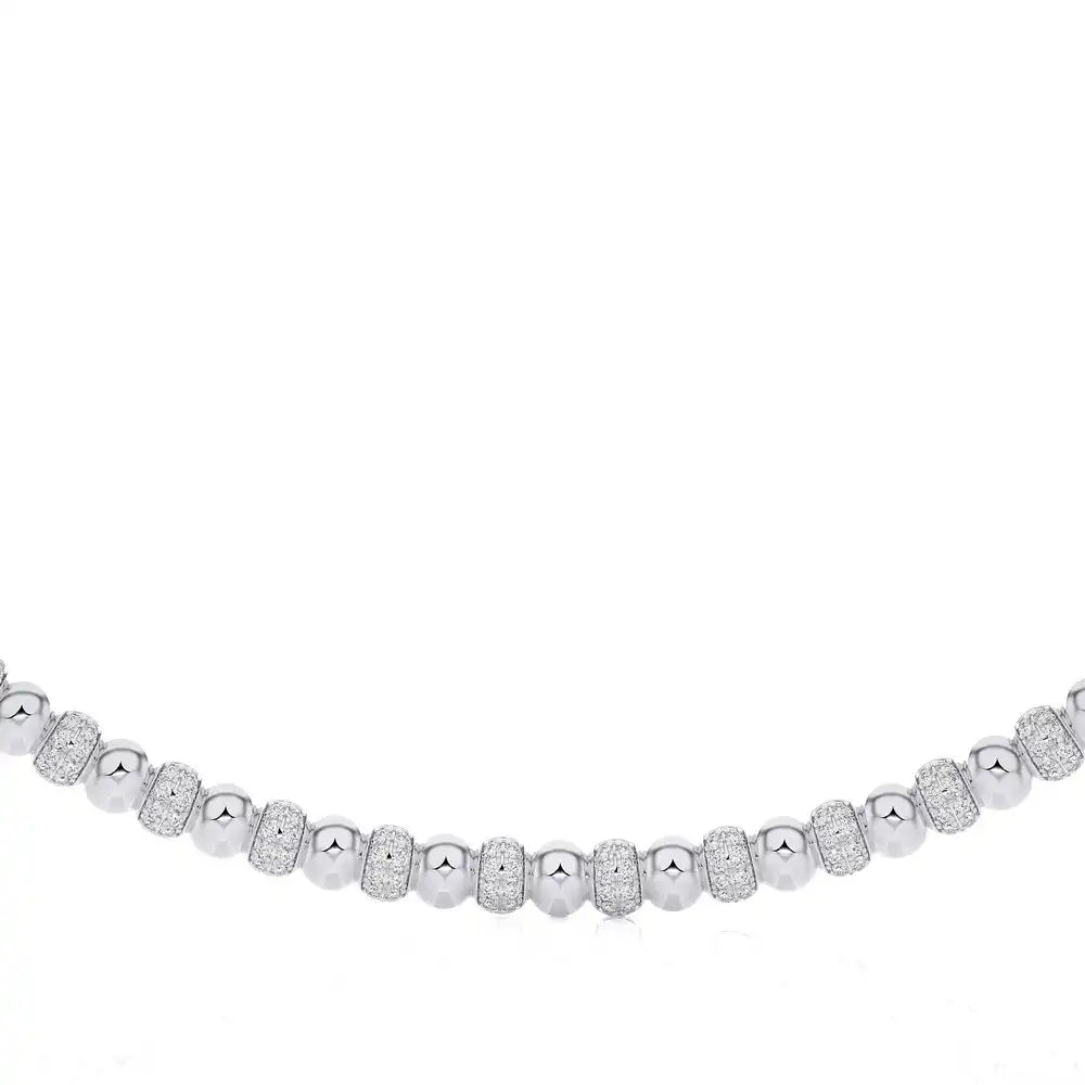 2-3/8 CTW Encanto Shimmering Shiny Diamond Necklace to make Fashion Statement