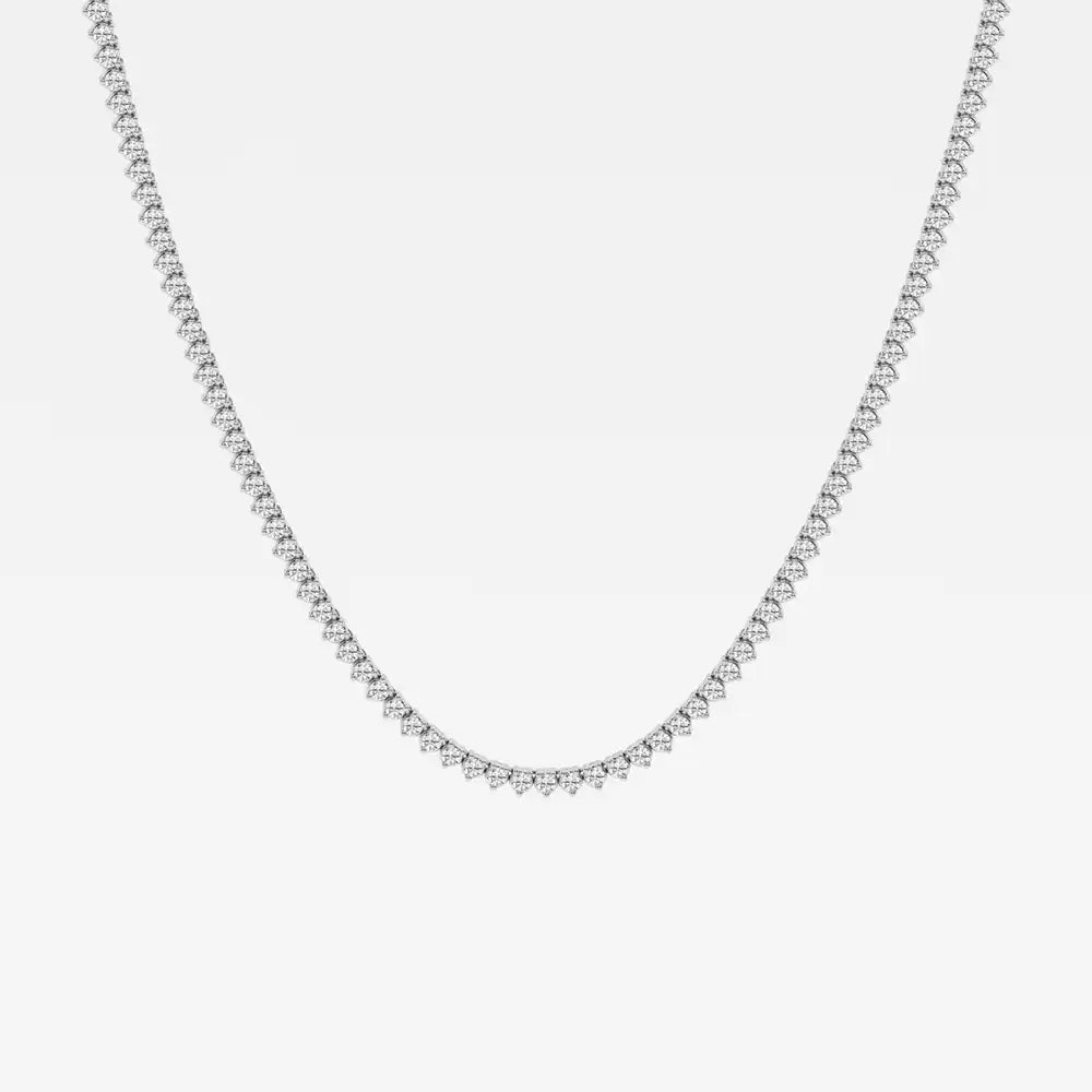 7 CTW Lab Grown Diamond Classic Tennis Necklace