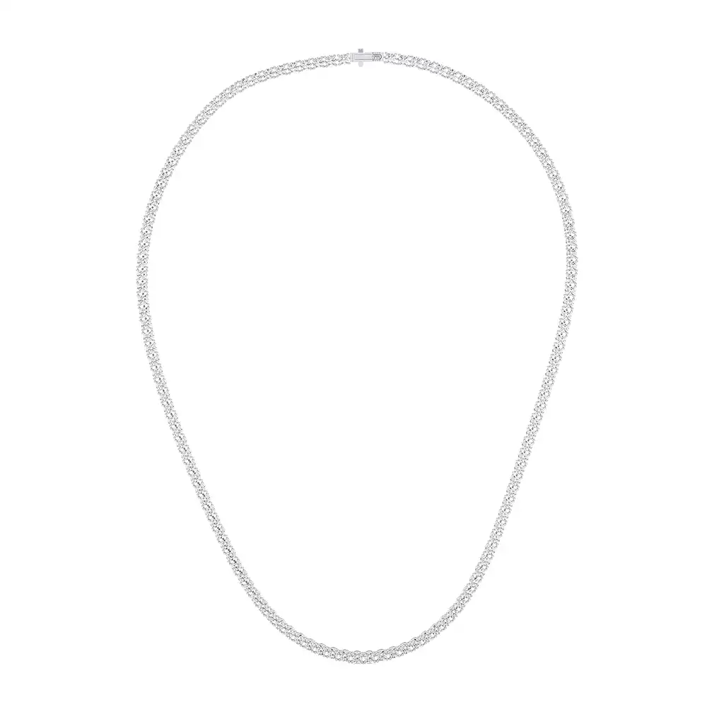 14 CTW Lab Grown Diamond Classic Tennis Necklace