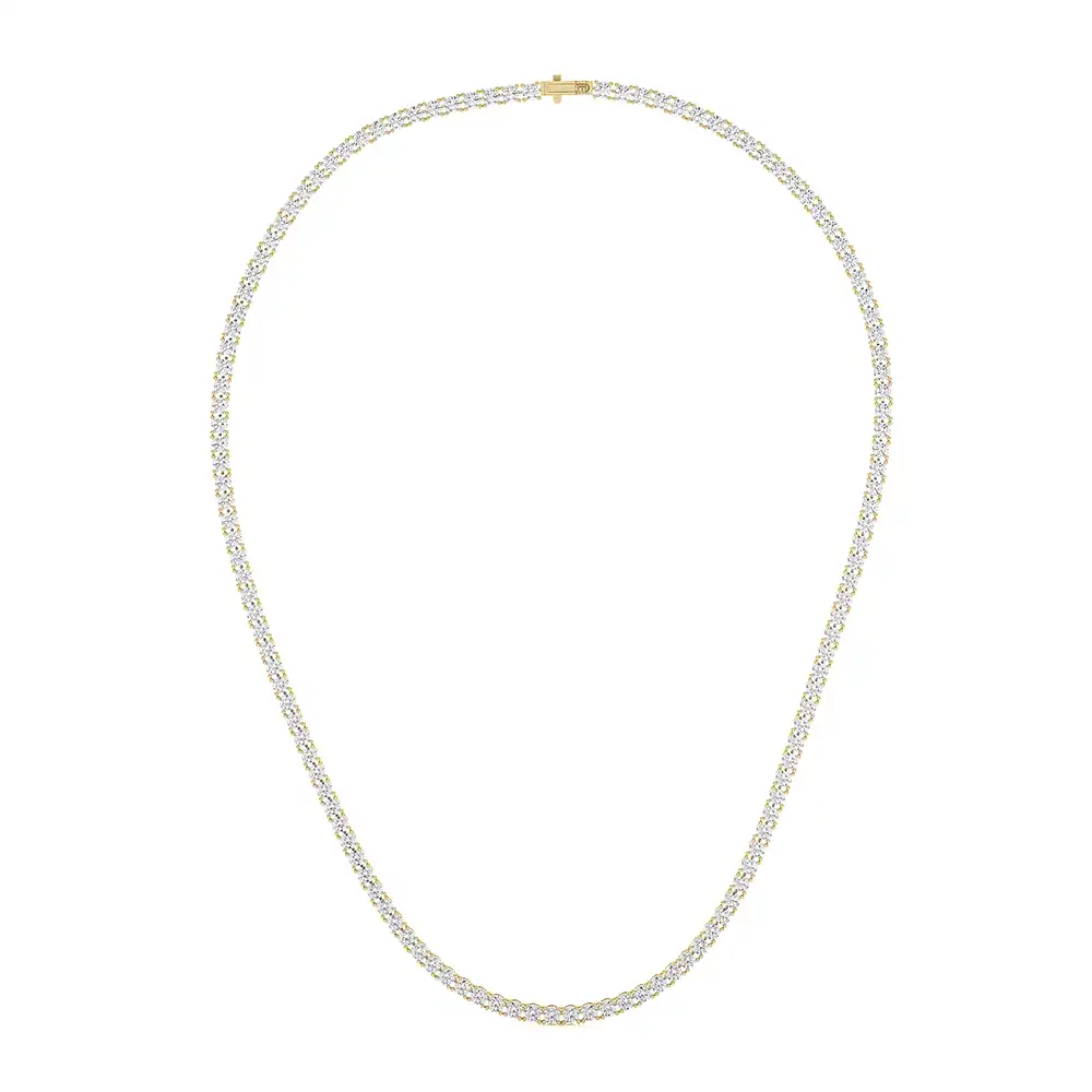 13 CTW Lab Grown Diamond Classic Tennis Necklace