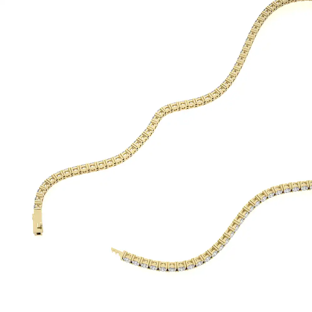 14 CTW Lab Grown Diamond Classic Tennis Necklace