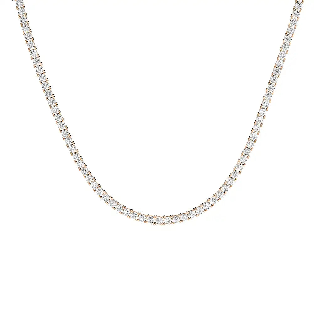 17 CTW Lab Grown Diamond Classic Tennis Necklace