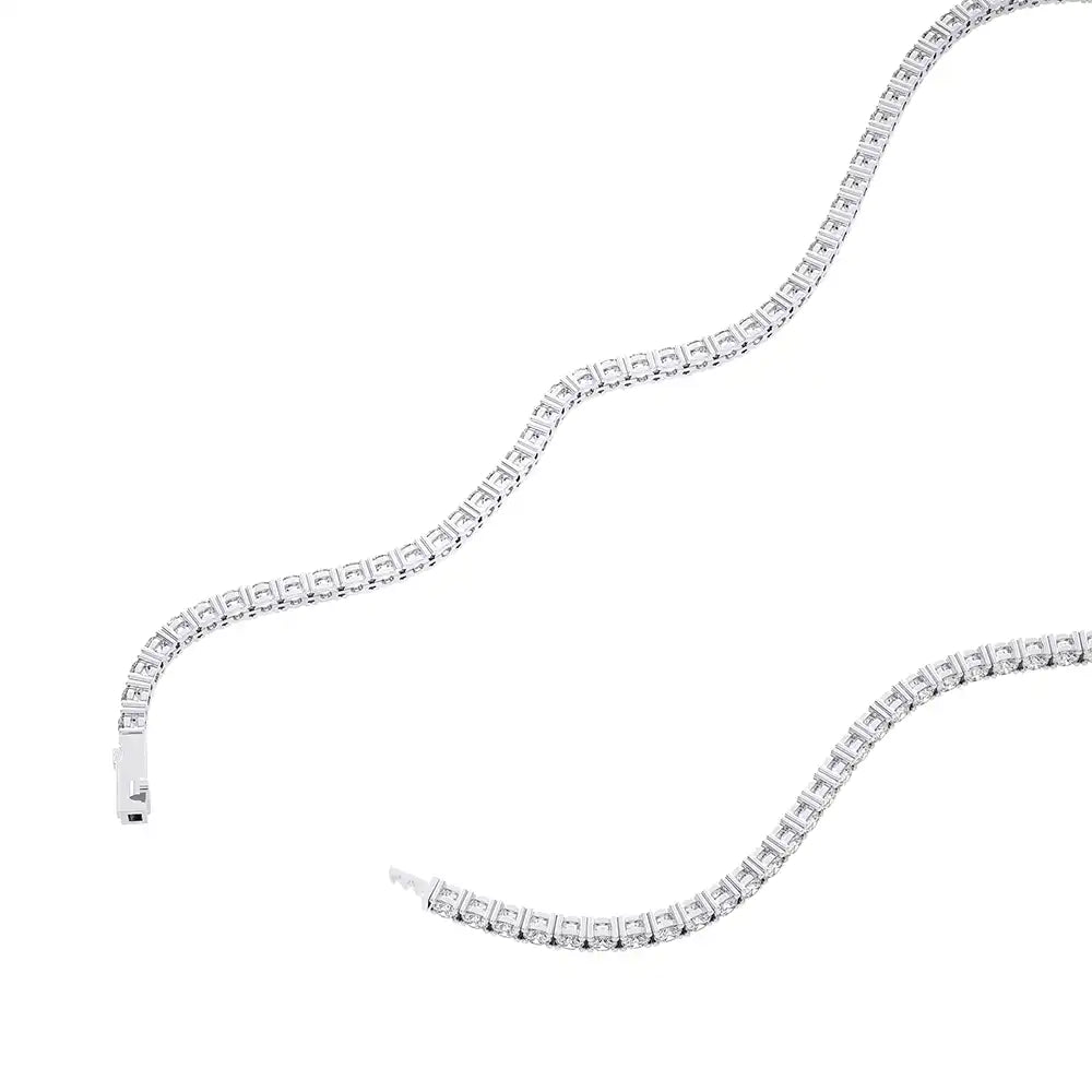 11 CTW Lab Grown Diamond Classic Tennis Necklace