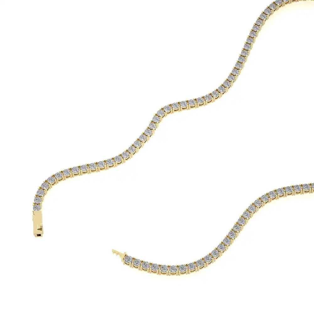 17 CTW Lab Grown Diamond Classic Tennis Necklace