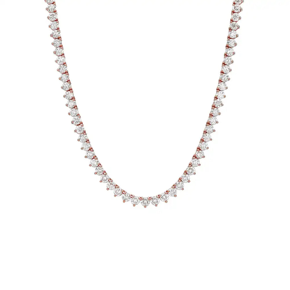 16 CTW Lab Grown Diamond Classic Tennis Necklace