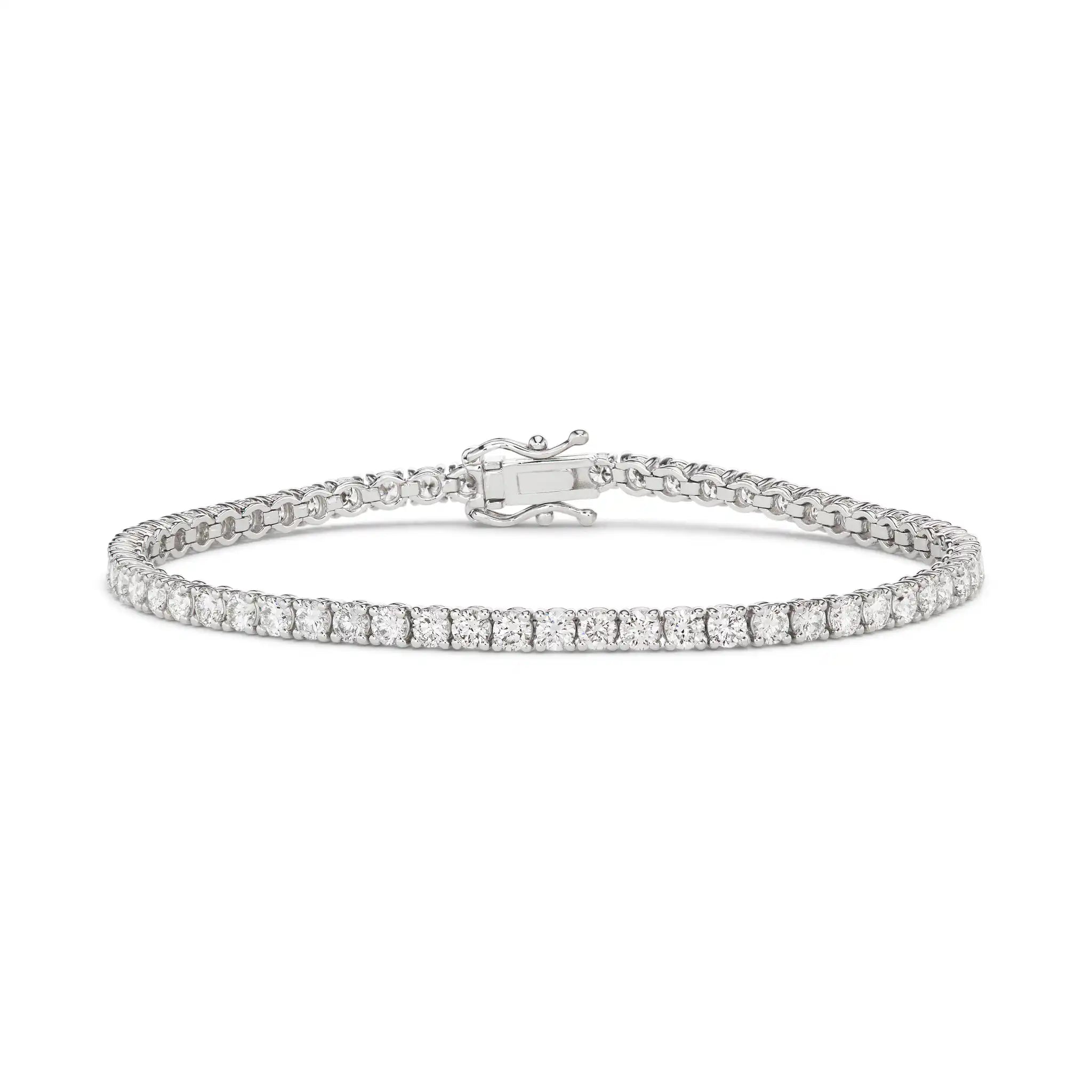 4.5 CTW Round Lab Grown Diamond Classic Tennis Bracelet