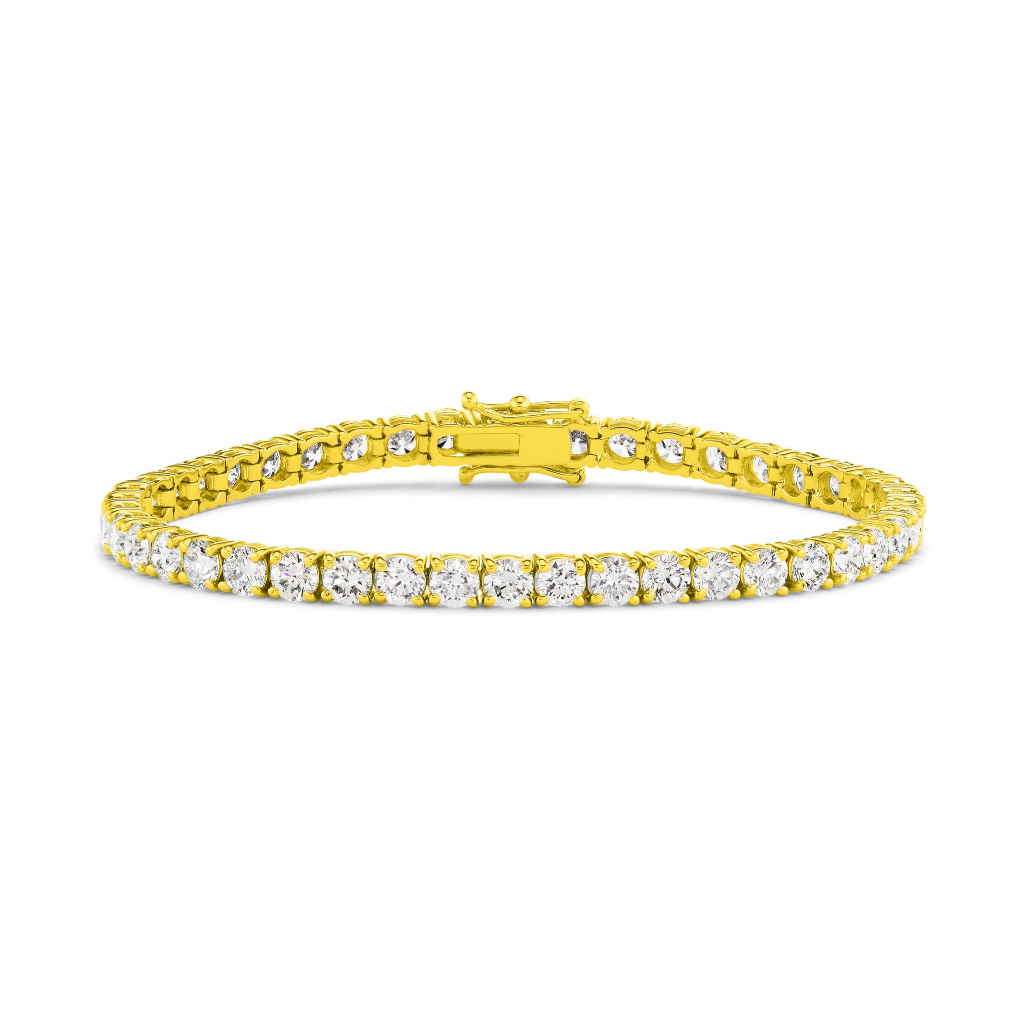 9 CTW Round Lab Grown Diamond Classic Tennis Bracelet