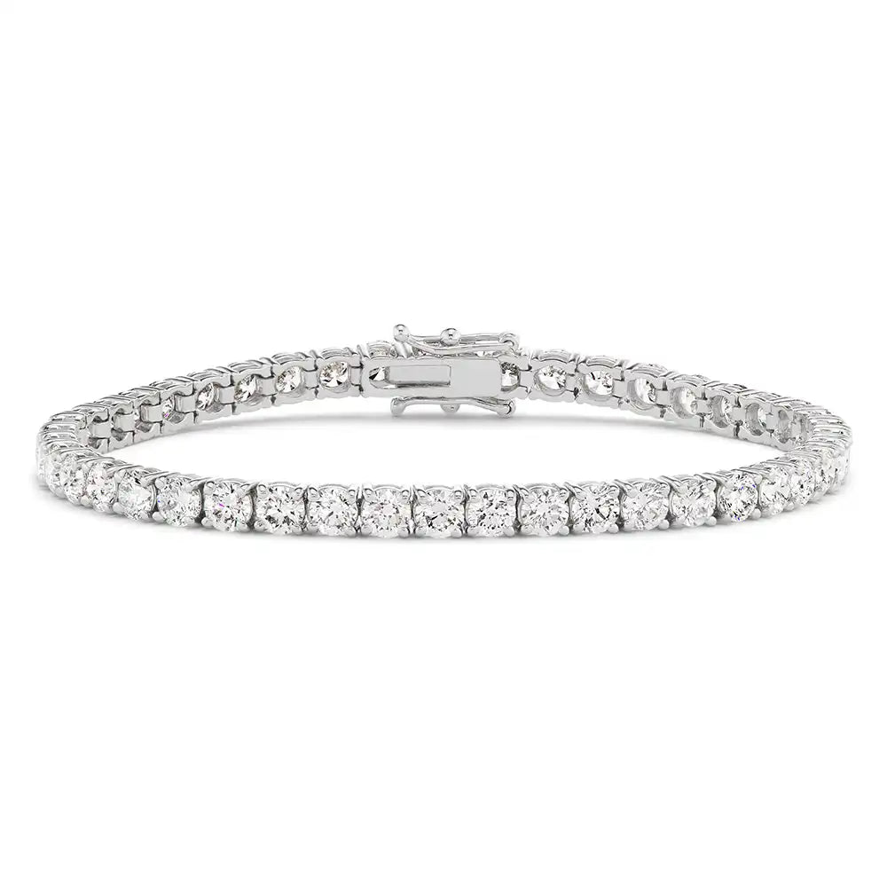 13 CTW Round Classic Lab Grown Tennis Bracelet