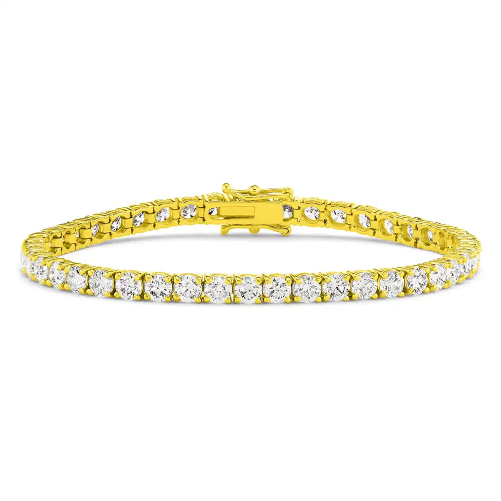 13 CTW Round Classic Lab Grown Tennis Bracelet