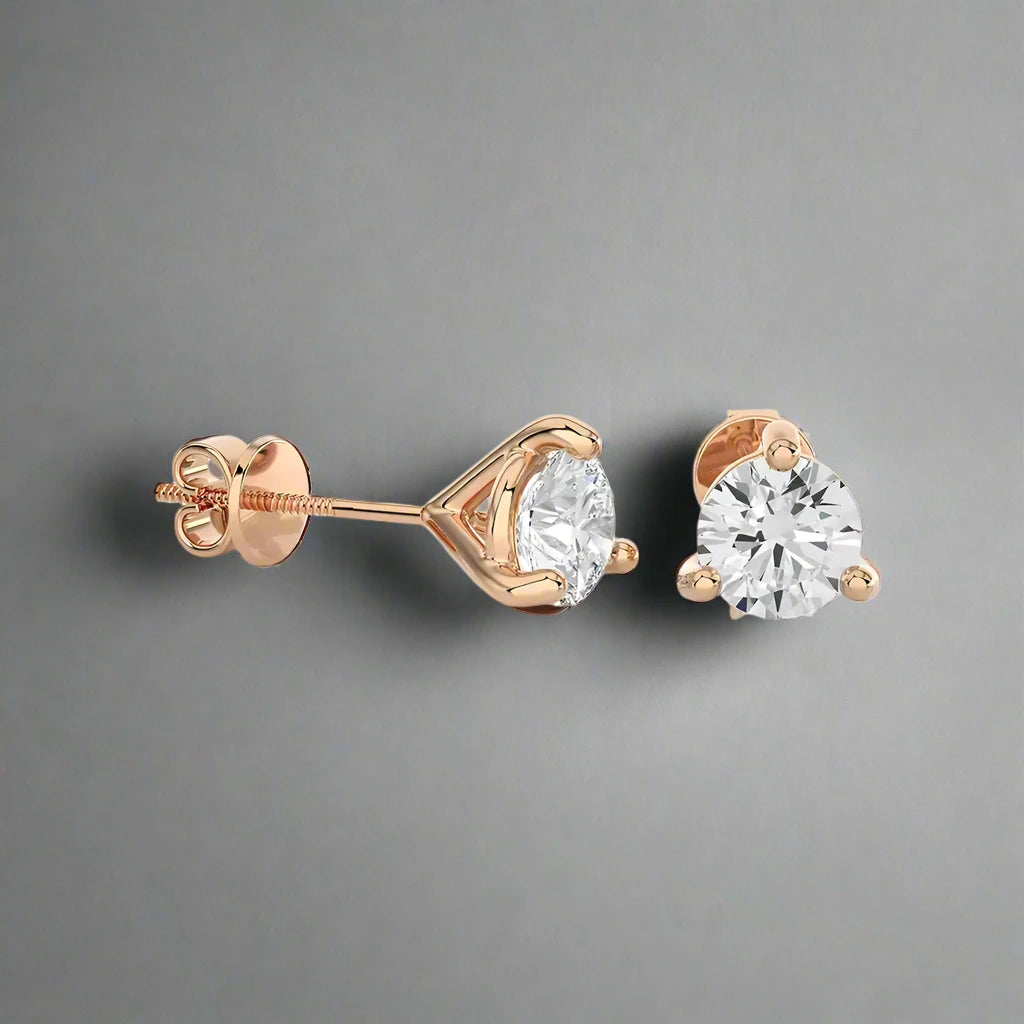 1/2 CTW Brilliant Lab Grown Diamond Classic Studs Earrings