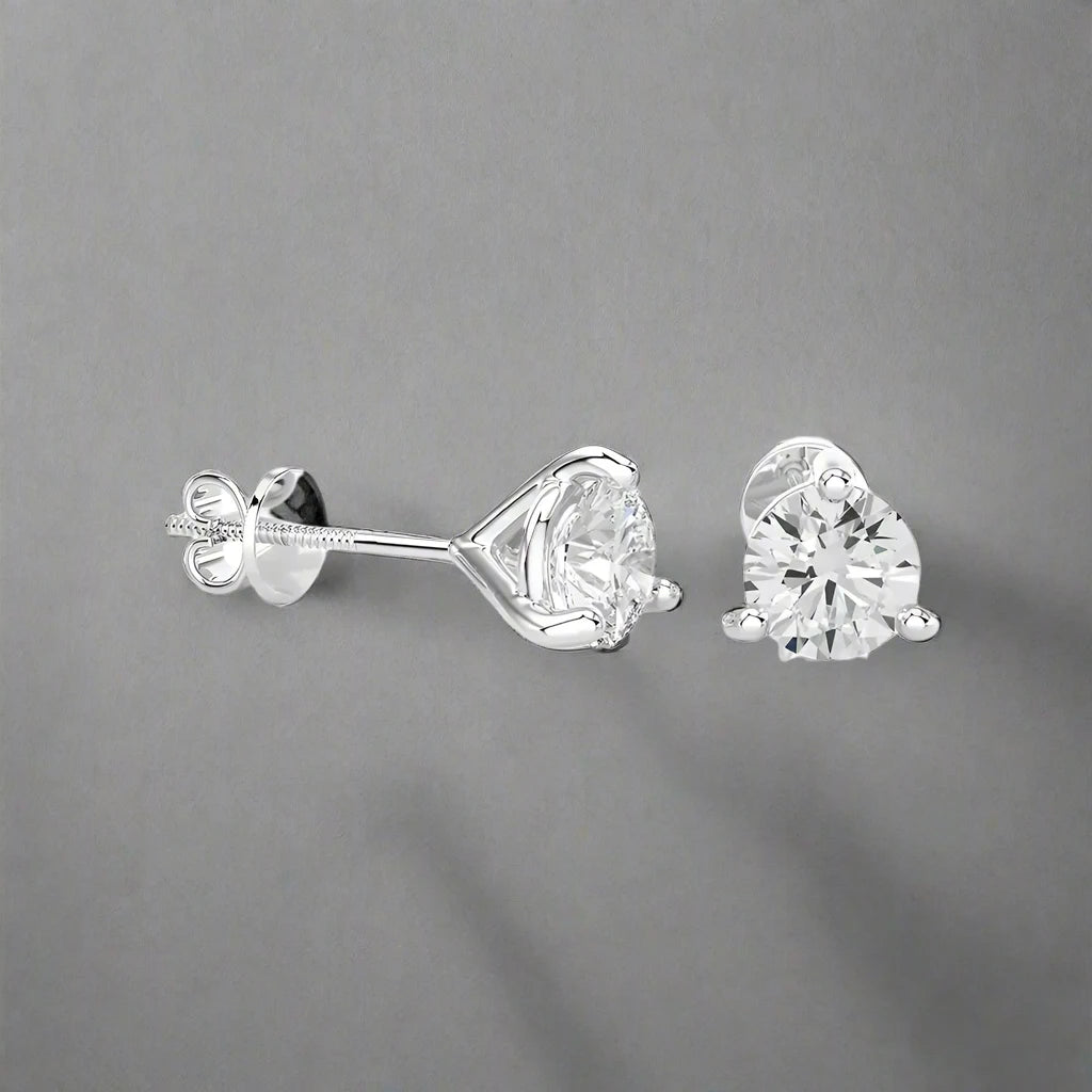 1/2 CTW Brilliant Lab Grown Diamond Classic Studs Earrings