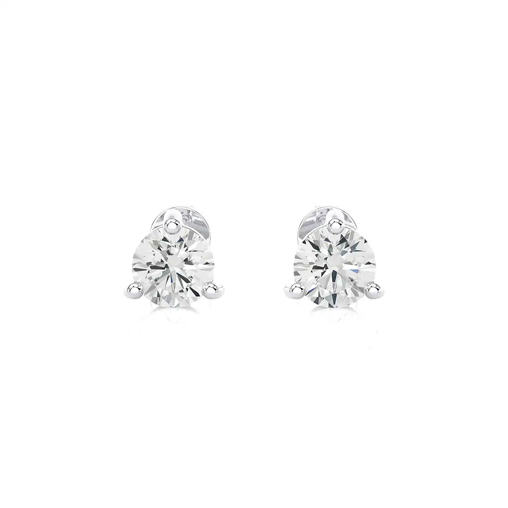 1/2 CTW Brilliant Lab Grown Diamond Classic Studs Earrings