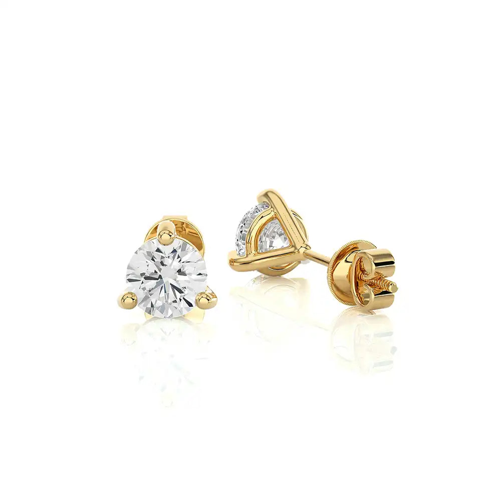 1/2 CTW Brilliant Lab Grown Diamond Classic Studs Earrings