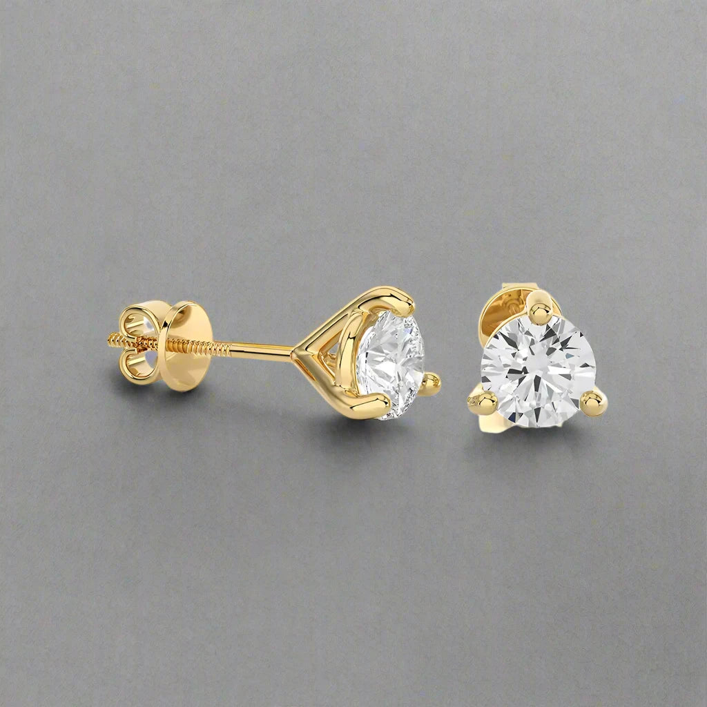 1/2 CTW Brilliant Lab Grown Diamond Classic Studs Earrings